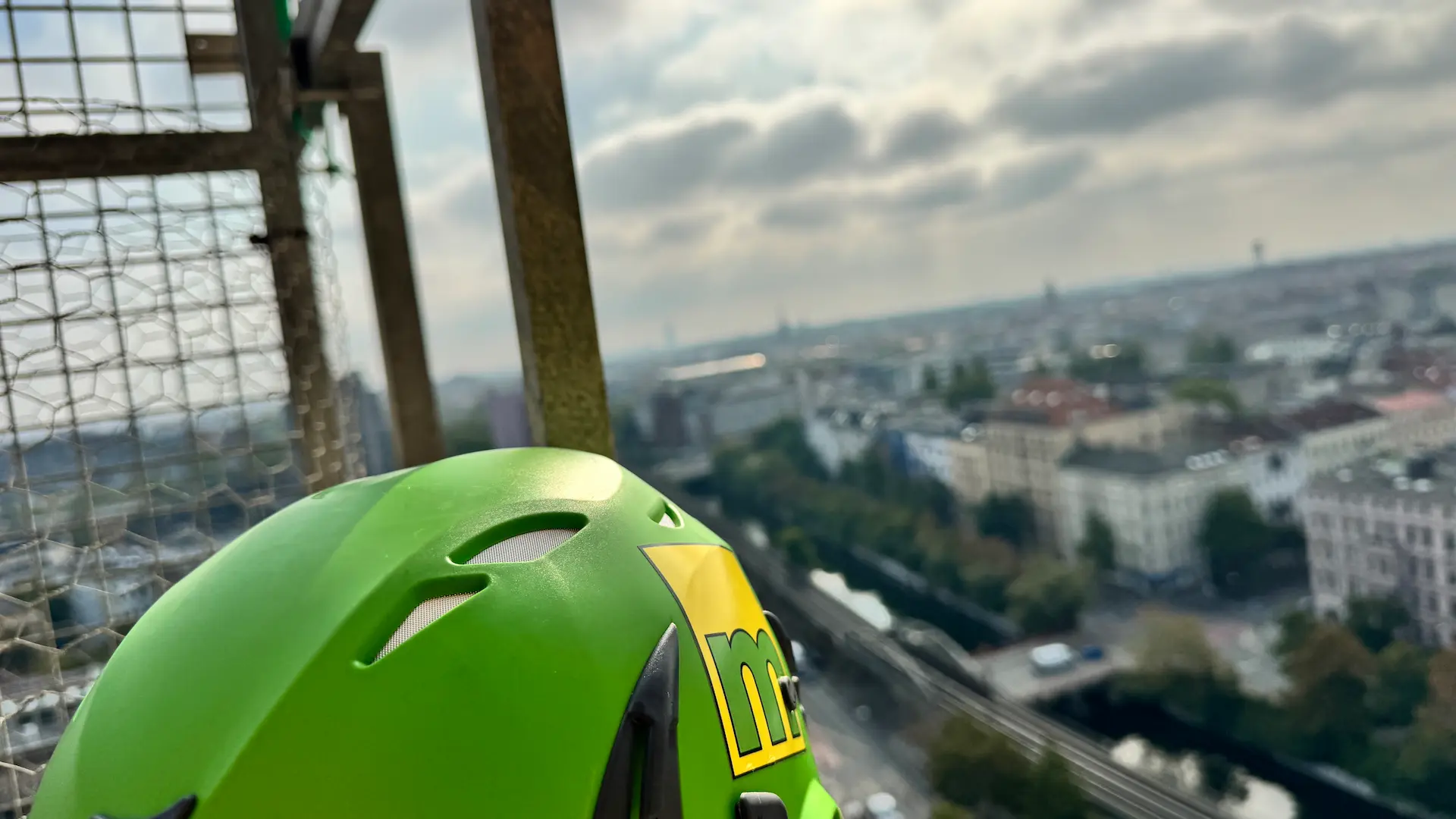 Ausblick auf Berlin von Gerüst